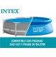 Telo solare termico Intex 28013 piscina rotonda Easy Set e Frame cm 457 